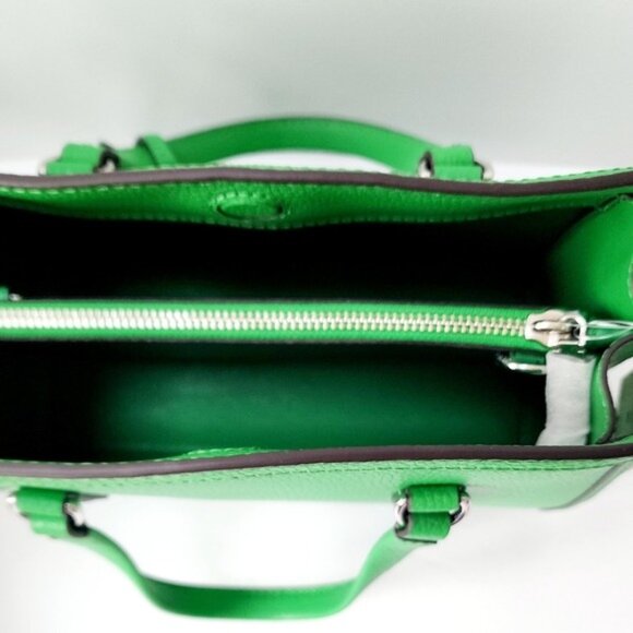 Michael Kors PALM Green Chantal Small Messenger Satchel Crossbody NWT! - Picture 8 of 13